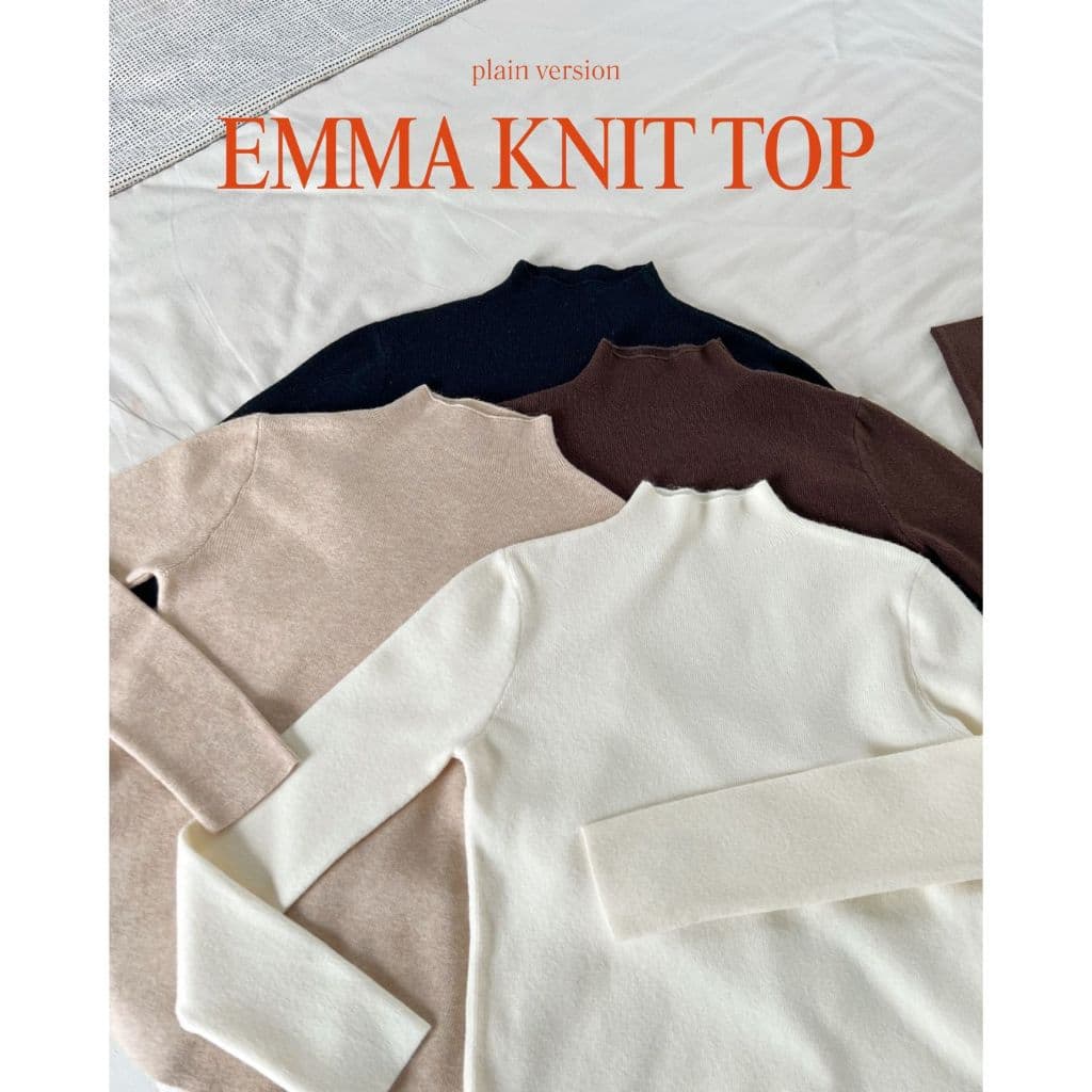 Riley.apparels - Emma knit top เสื้อคอปีน 8006 รูปที่ 6