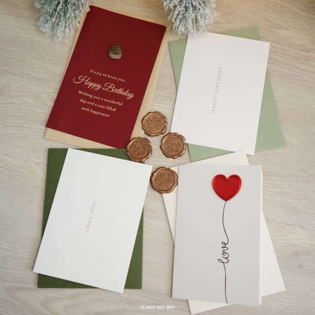 การ์ดอวยพรวันเกิด การ์ดวาเลนไทน์ การ์ดวันสำคัญในวันพิเศษ CLASSY BOY SPECIAL CARD รูปที่ 2