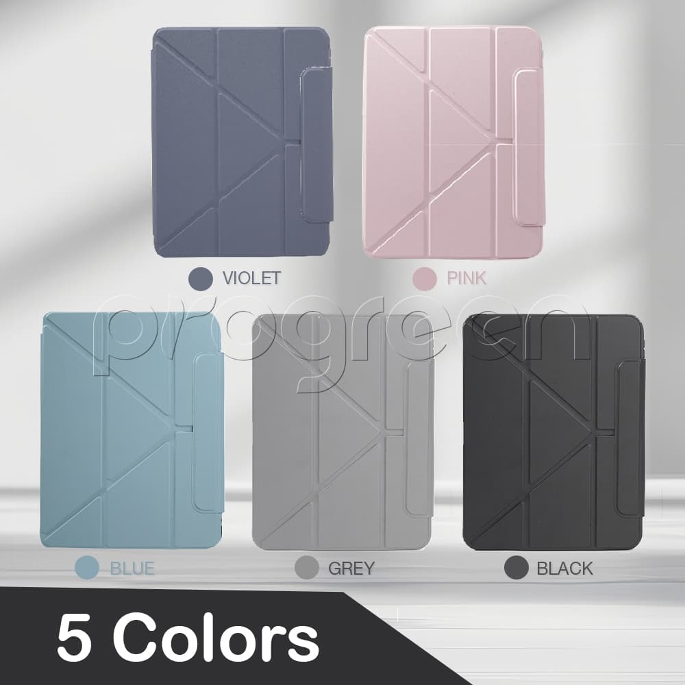 ProGreen Standy Case เคสสำหรับไอแพด Air5 Air4 Air6 Gen10 Gen9 8 7 Pro11 หมุนได้360องศา ถอดปกได้ ปรับระดับสูง-ต่ำได้ รูปที่ 9