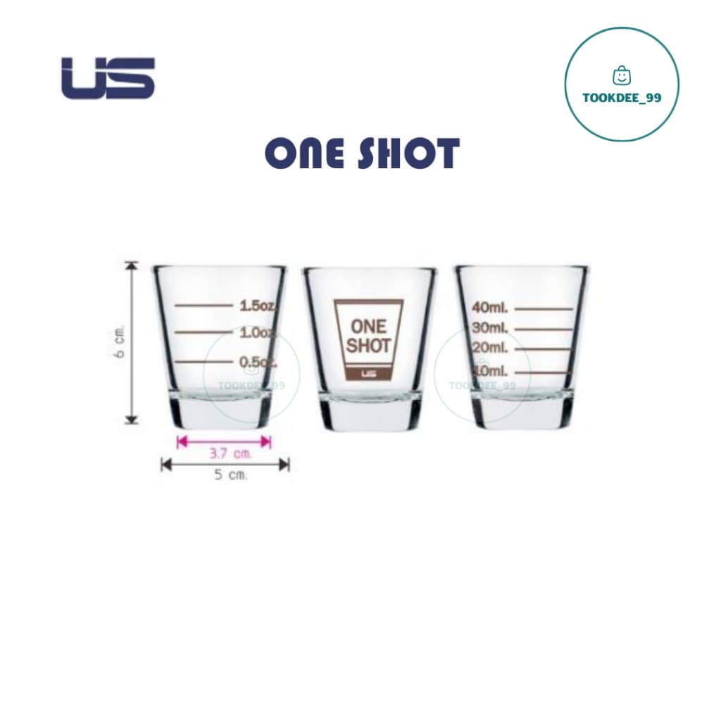 US แก้วตวงมีสเกล แก้วช็อต รูปที่ 3