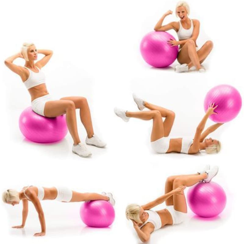 angtop บอลโยคะ 65cm พอดี พิลาทิส โยคะ ออกกําลัง หนามาก ป้องกันการระเบิด pilates gym ball ลูกบอลโยคะ รูปที่ 5