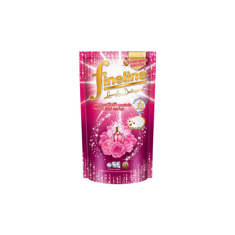 Fineline ไฟน์ไลน์ผ้า ดีลักซ์เพอร์ฟูม สูตรเข้มข้น ถุงสีชมพู ขนาด 550 มล. รูปที่ 2