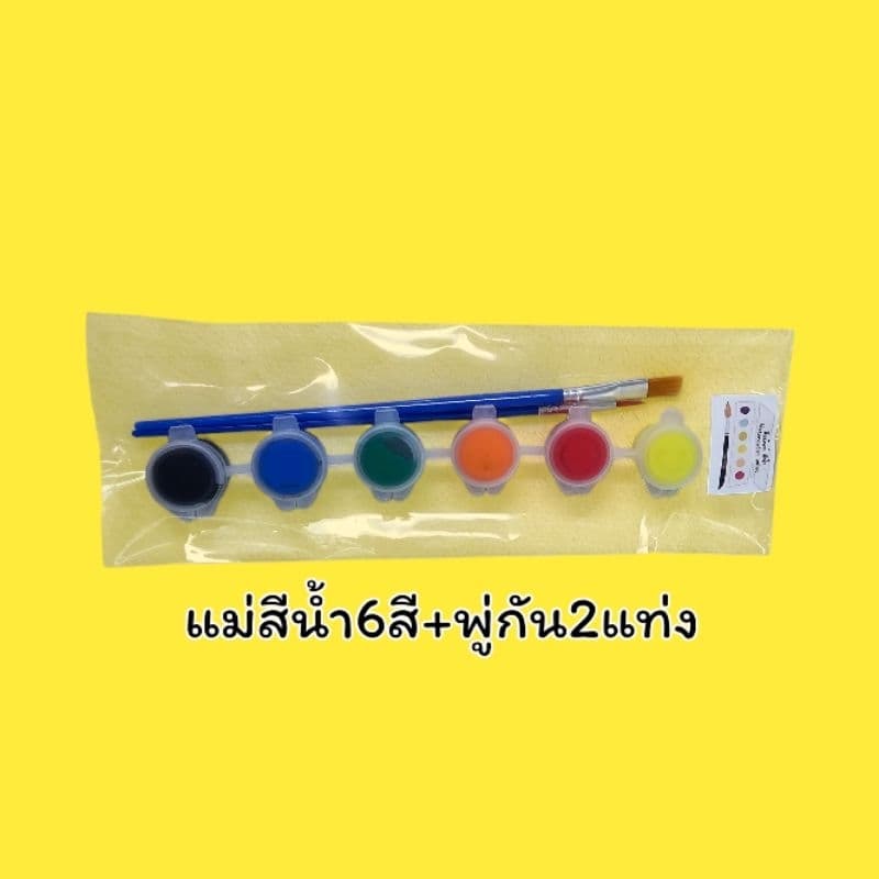 เฟรมผ้าใบแคนวาสระบายสี ผ้าติดกรอบไม้หนา ขนาด13cm×13cm. รูปที่ 7