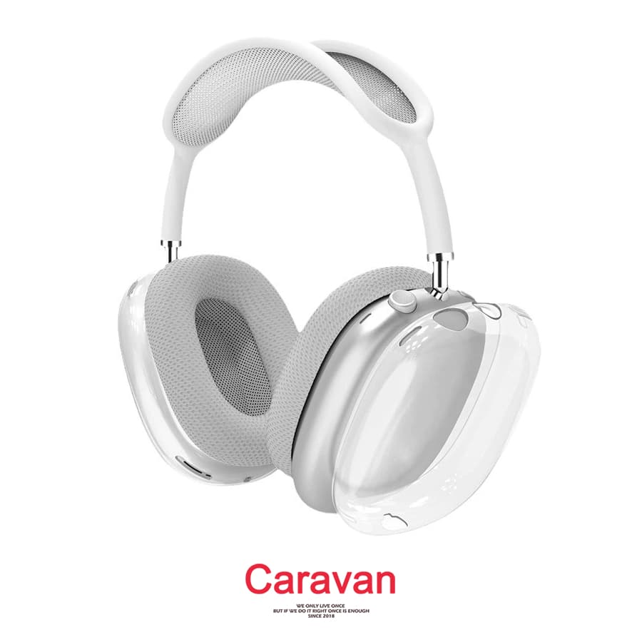 Caravan Crew ซิลิโคนนุ่ม TPU เคสป้องกัน สําหรับ แอร์พอด แมกซ์ หูฟัง อุปกรณ์เสริม ฝาครอบใส เปลี่ยนได้ แถบคาดศีรษะ รูปที่ 4