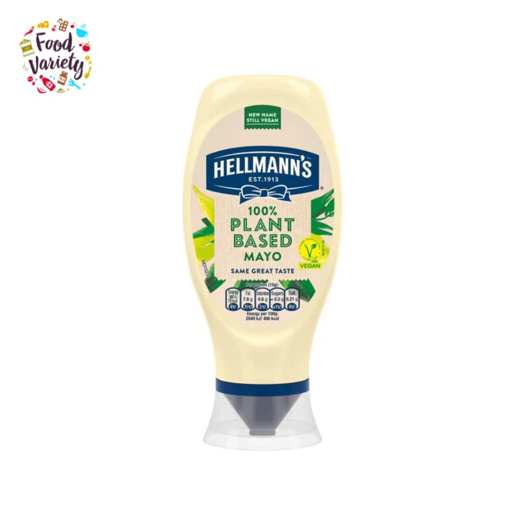 Hellmann's Mayo 100% Plant-based 430ml เฮลแมนส์ มายองเนสพืชล้วน 430 มล. รูปที่ 1