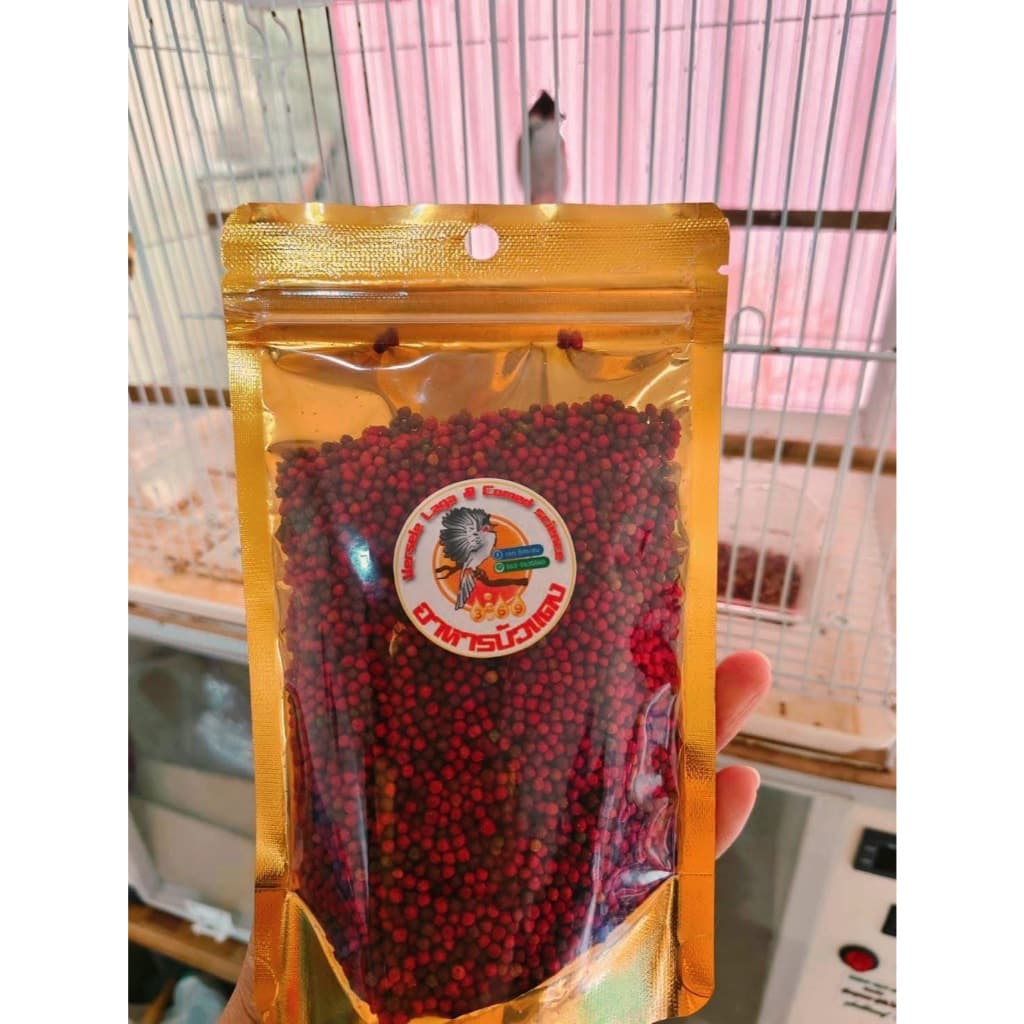 อาหารบังแดงสูตรดังเดิม อาหารสำหรับนกหัวจุก ขนาด100g รูปที่ 2