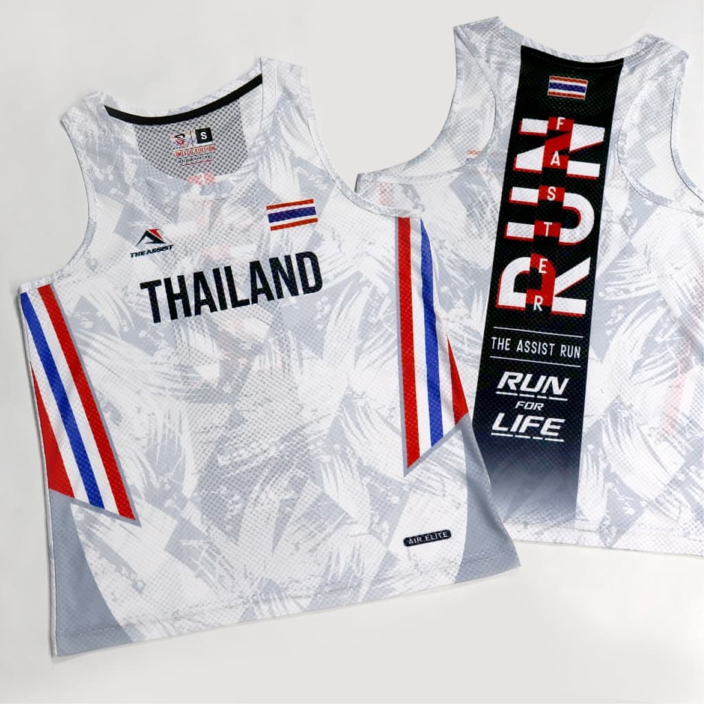 เสื้อวิ่ง เสื้อลำลอง ออกกำลังกาย เสื้อกล้าม ดิแอสซิสต์ รุ่น Th.V1 รูปที่ 1