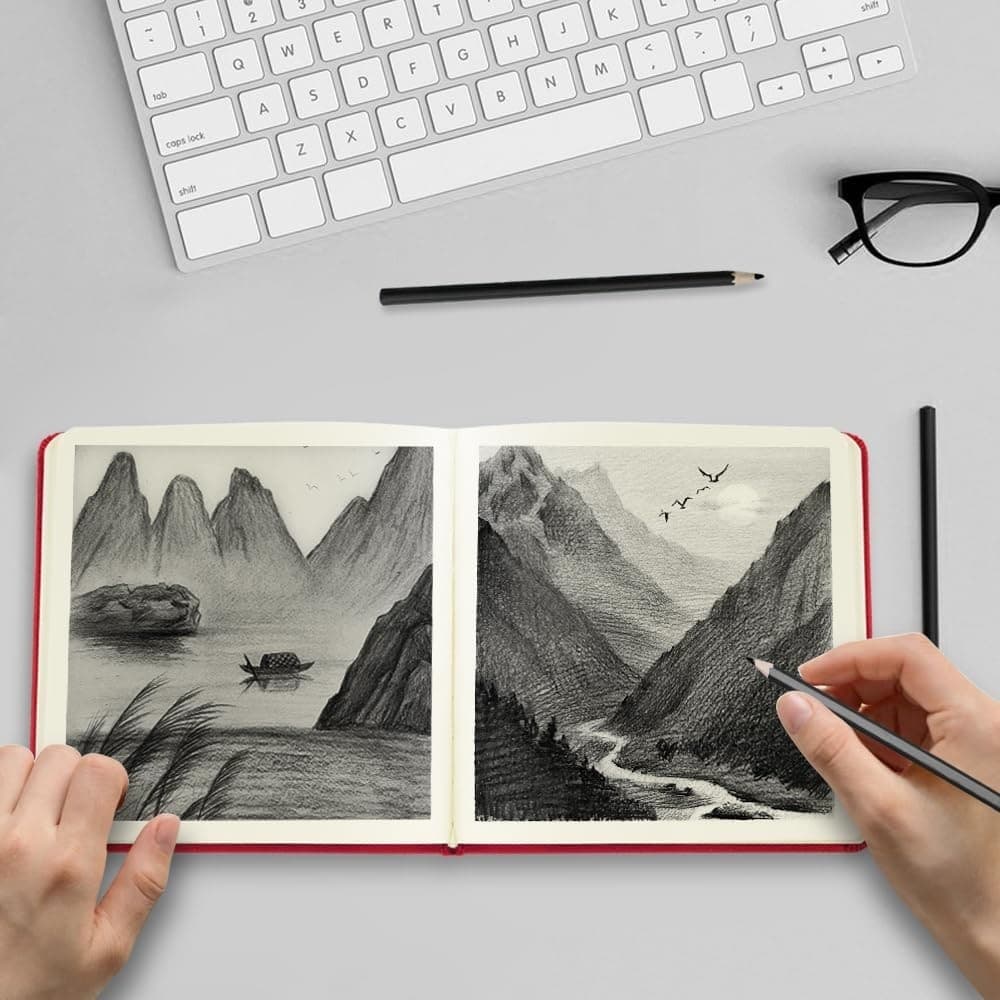 Talens Art Creation Sketch Book 140 grams 80 sheets สมุดสเก็ตช์ สมุดโน๊ต ไม่มีเส้น รูปที่ 4