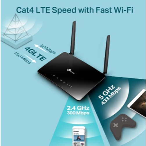 MOBILE ROUTER TP-LINK ARCHER MR202 - AC750 WIRELESS DUAL BAND 4G LTE ROUTER รูปที่ 6