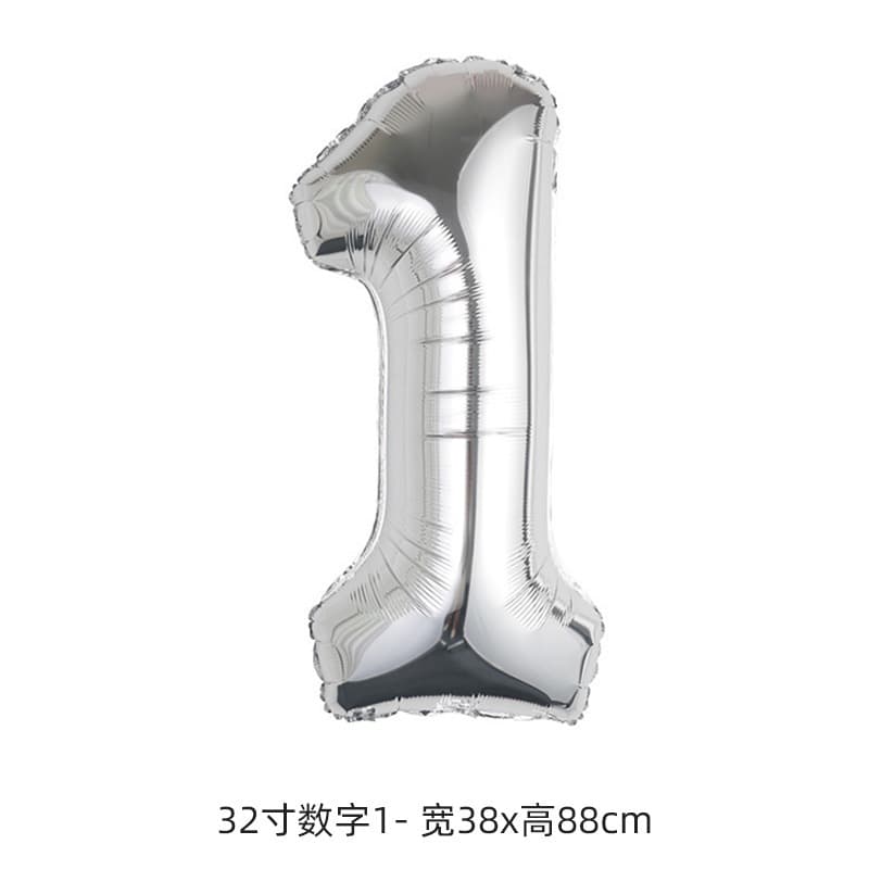 ลูกโป่งวันเกิด ลูกโป่งตัวเลข ขนาดใหญ่ 32 นิ้ว balloon ลูกโป่งฟอยล์ เลข ตัวเลขสำหรับตกแต่งงานปาร์ตี้วันเกิด รูปที่ 5