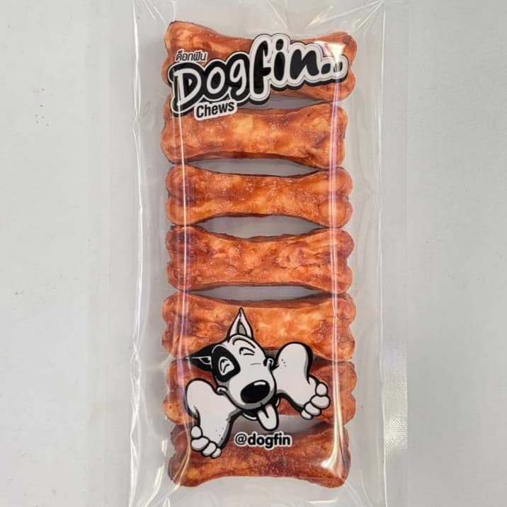 Dogfin ครั้นชี่รูปกระดูกเคลือบเวเฟอร์รสตับ/รสไก่/รสเนื้อ สำหรับน้องหมาทุกสายพันธุ์ รูปที่ 8