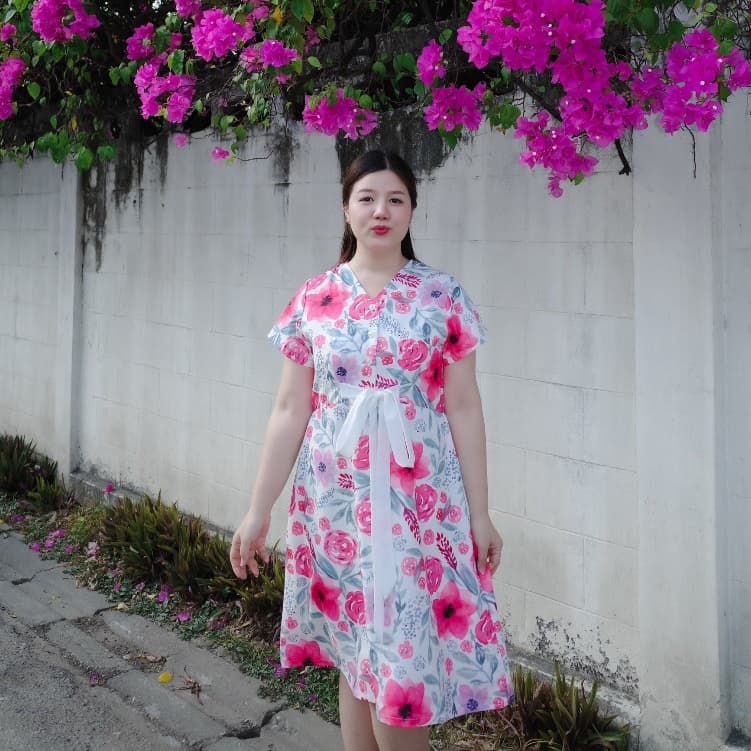 Nora Dress เดรสสาวอวบ ชุดสาวอวบ รูปที่ 2