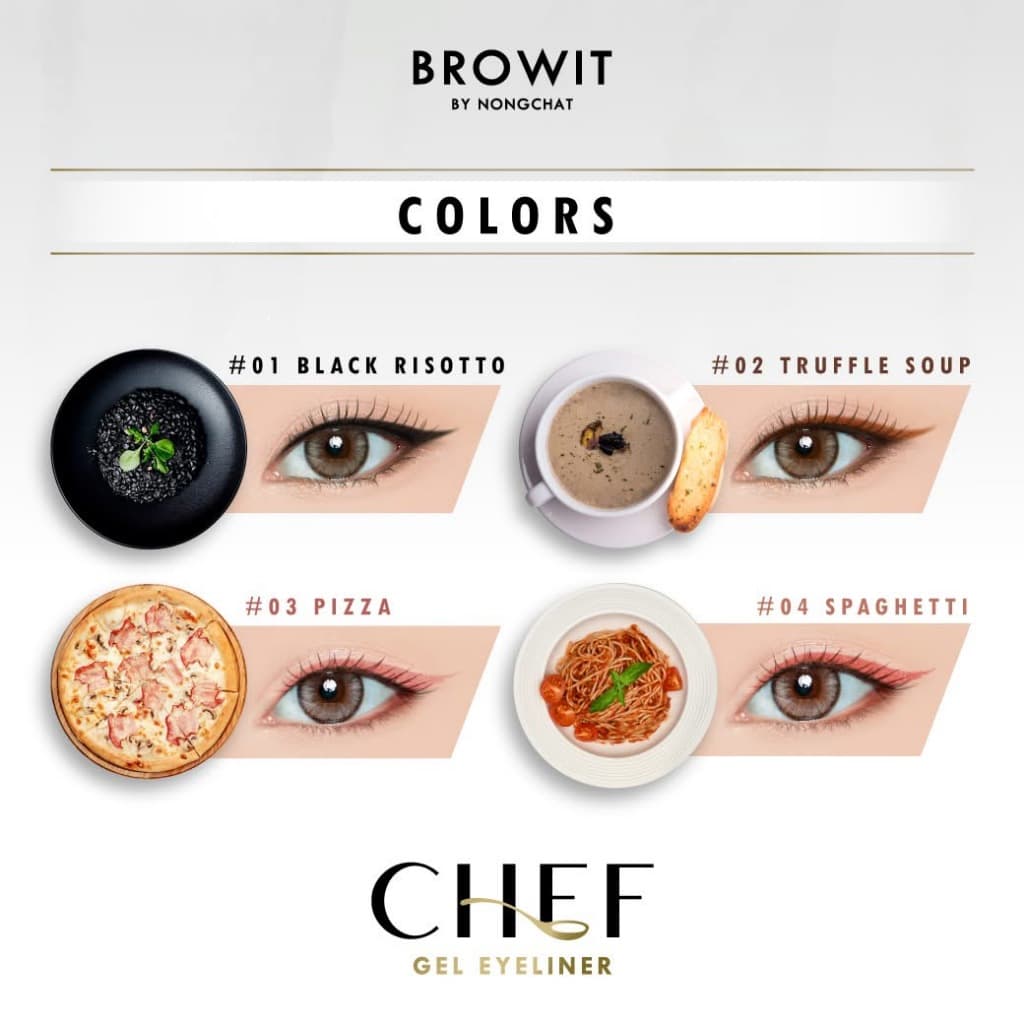 CHEF GEL EYELINER อายไลน์เนอร์เนื้อเจล Nongchat รูปที่ 7