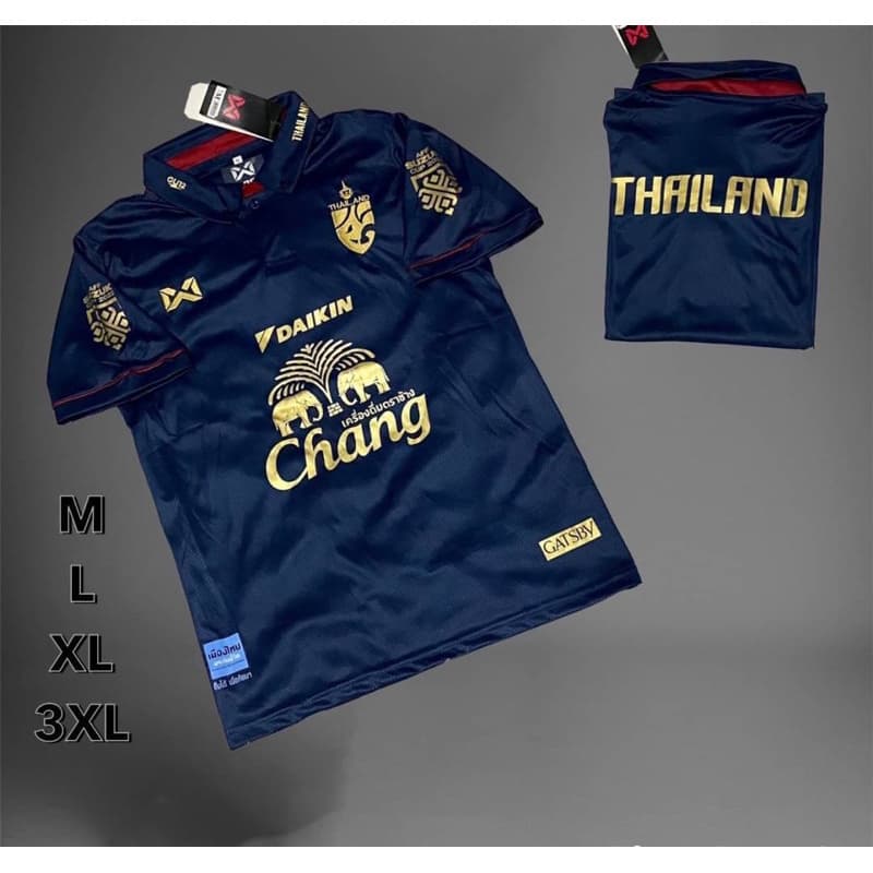 เสื้อกีฬาเสื้อบอลชายคอปกปักโลโก้ทีมชาติไทยเสื้อกีฬาโปโลชาย รูปที่ 9