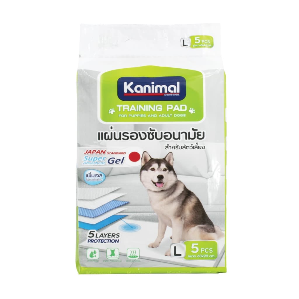 Kanimal Training Pad คานิมอล รุ่น Super Gel แผ่นรองฉี่สุนัข แผ่นรองซับ สำหรับสุนัข มีหลายขนาดให้เลือก แผ่นรองฝึกขับถ่าย รูปที่ 6