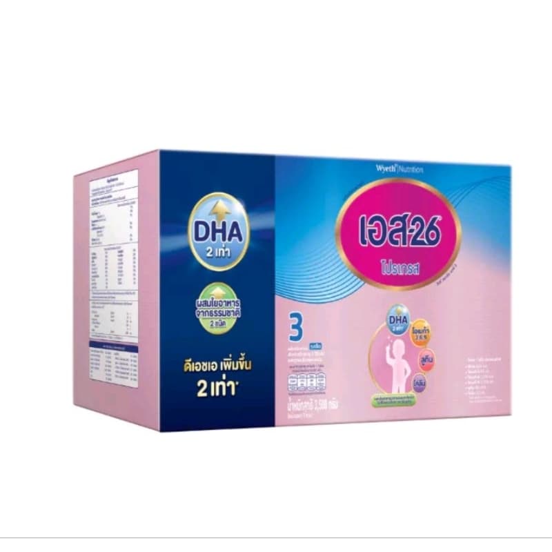 ขายยกลัง โปรเกรส ขนาด 3500 กรัม 3 กล่อง รวม 10500 กรัม สำหรับเด็กอายุ 1 ปีขึ้นไป รูปที่ 3
