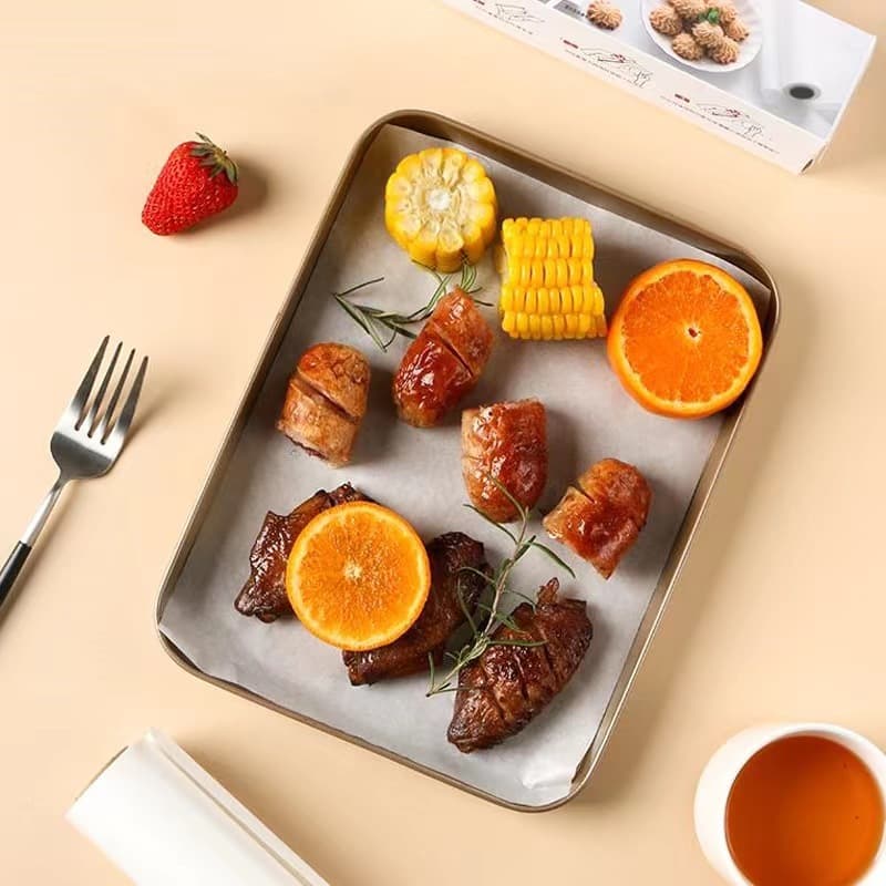 กระดาษรองอบ กระดาษไข อบขนม อาหาร ทนความร้อนสูง Non-Stick Baking Paper รูปที่ 4