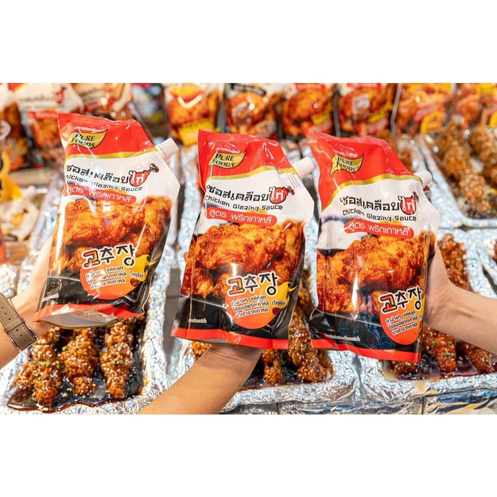 ซอสเคลือบไก่ สูตรพริกเกาหลี ขนาด 1,000 g. ตราเพียวฟู้ดส์ ทำง่ายๆแค่คลุก วัตถุดิบจากเกาหลี รูปที่ 3