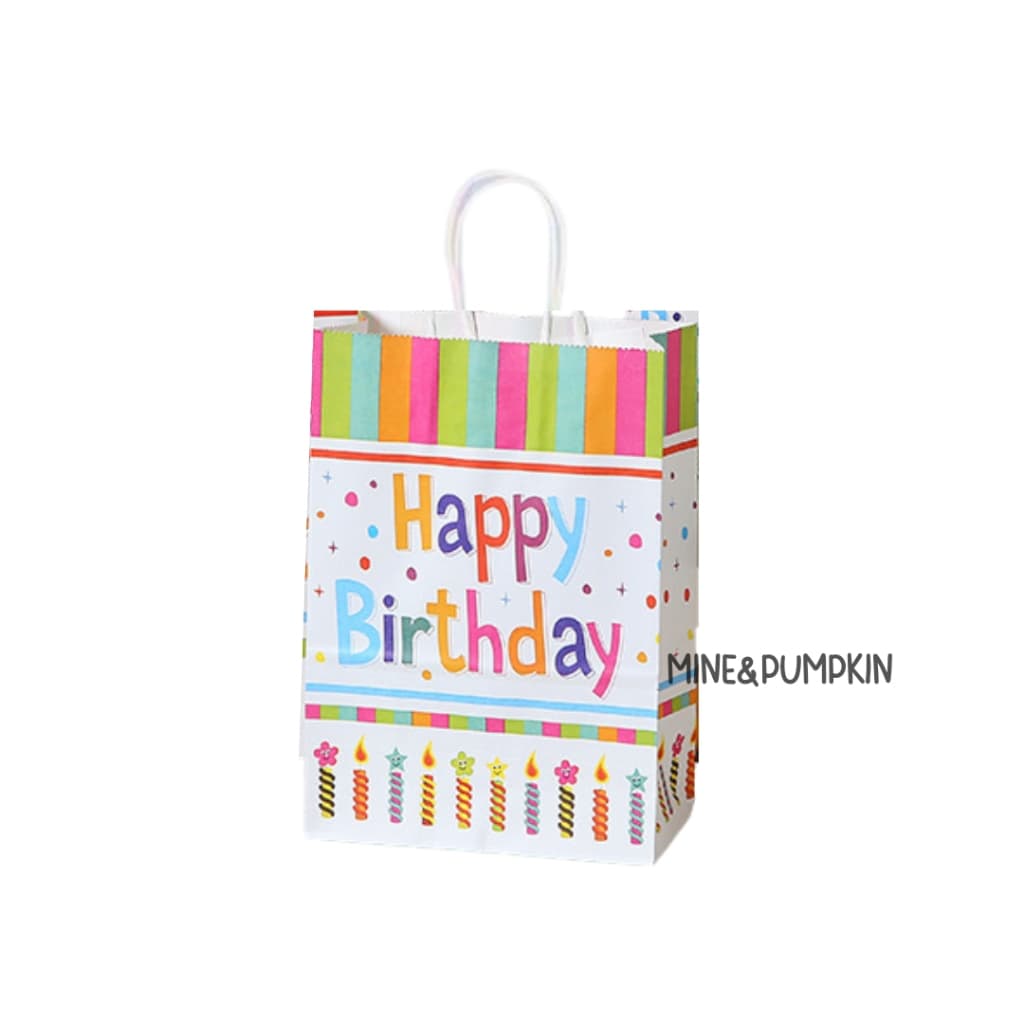 ถุงกระดาษลาย Happy Birthday วันเกิด รูปที่ 4