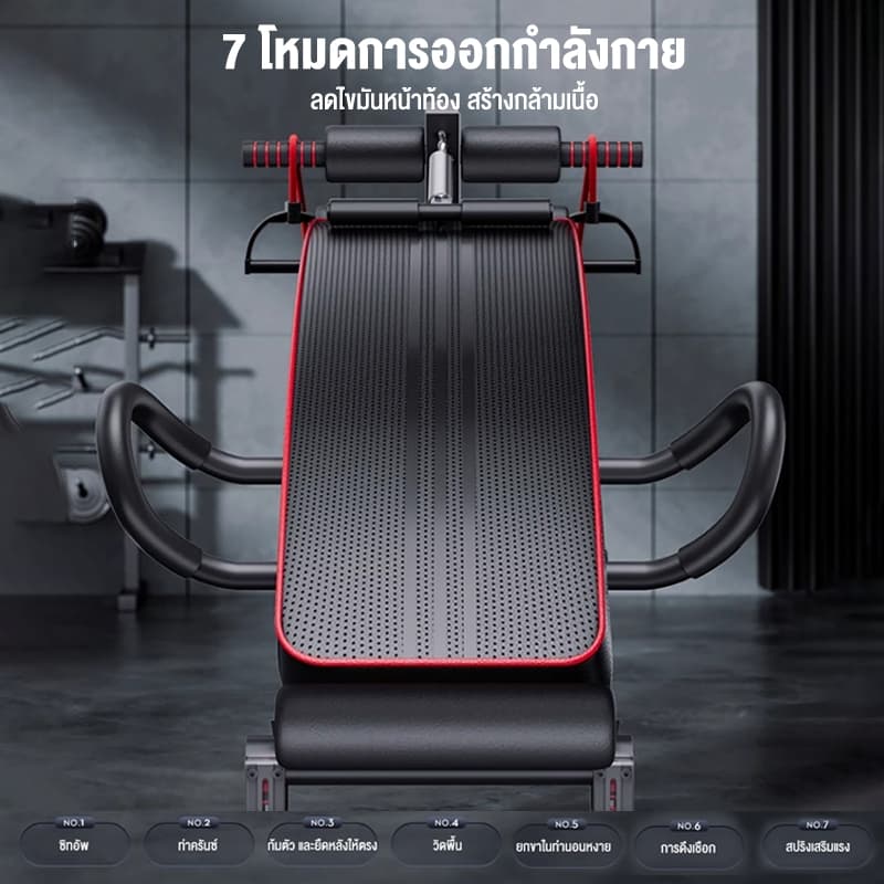เก้าอี้ซิทอัพ เบาะซิทอัพ Sit Up Bench เครื่องบริหารหน้าท้อง ต้นแขน ต้นขา ม้าซิทอัพ เครื่องซิทอัพ ม้าเล่นหน้าท้อง รูปที่ 3