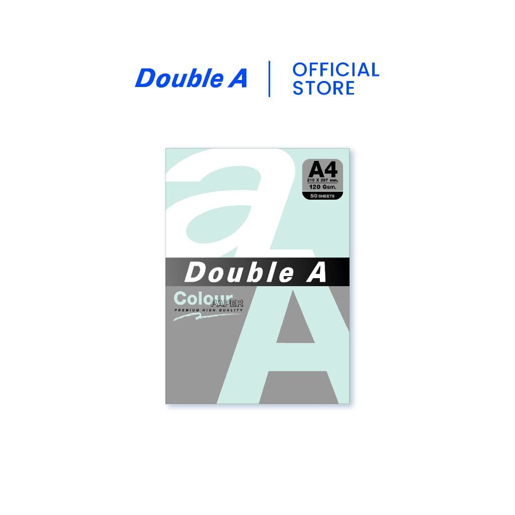 Double A กระดาษสี A4 หนา 120 แกรม จำนวน 50 แผ่น/แพ็ก จำหน่าย 1 แพ็ก รูปที่ 5