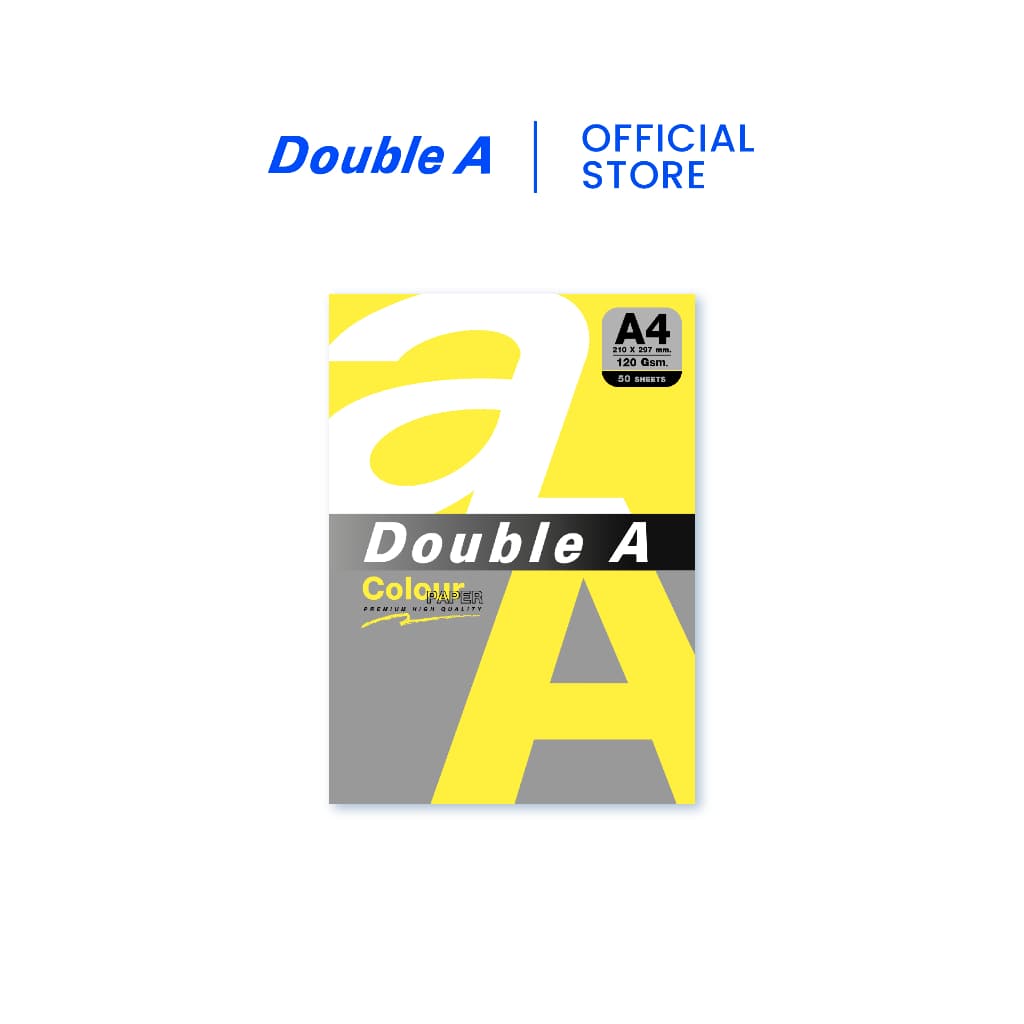 Double A กระดาษสี A4 หนา 120 แกรม จำนวน 50 แผ่น/แพ็ก จำหน่าย 1 แพ็ก รูปที่ 7