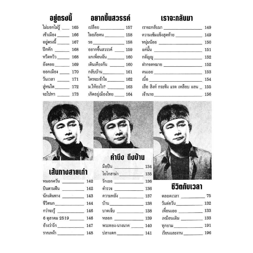 หนังสือเพลง 25 ปี พงษ์สิทธิ์ คำภีร์ -ร้าน pinbooks รูปที่ 3
