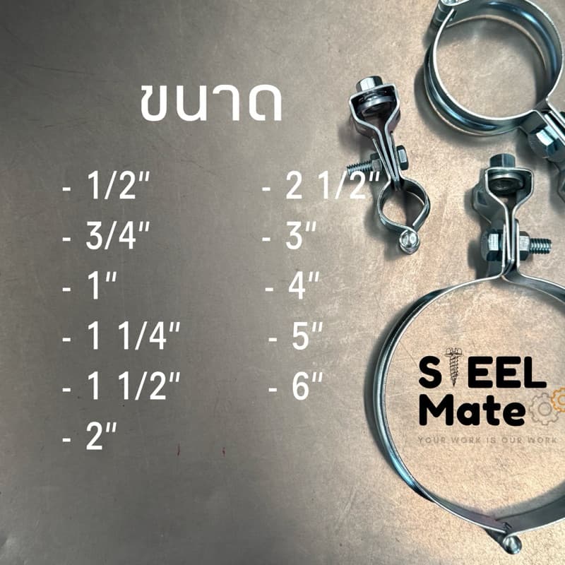 แฮงเกอร์ ไพพ์แฮงเกอร์ UROD อุปกรณ์แขวนท่อ 1/2”-6” รูปที่ 3