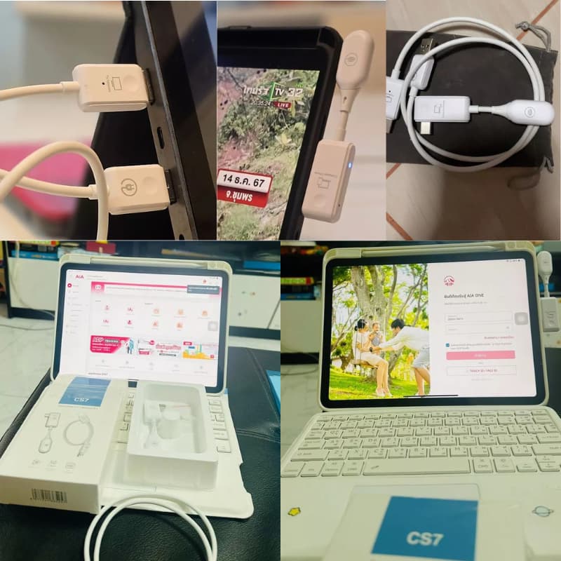 ของแท้ มีประกัน อุปกรณ์แชร์หน้าจอไร้สาย 1080P HDTV to Type-C HDMI Wireless Transmitter Receiver รับสัญญาณถึง 50 เมตร รูปที่ 2