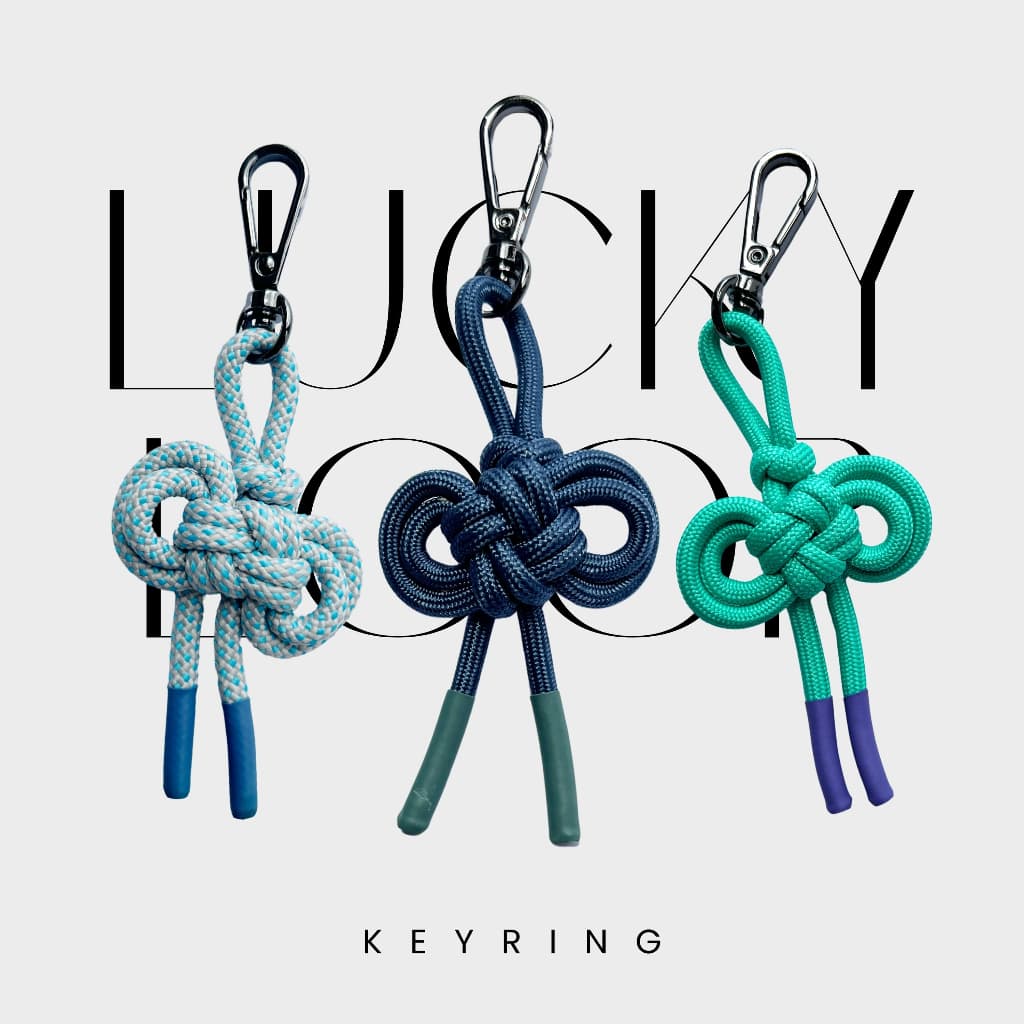 พวงกุญแจลัคกี้ Lucky Loop Keyring ห้อยหางซิป ห้อยตกแต่งกระเป๋า รูปที่ 1