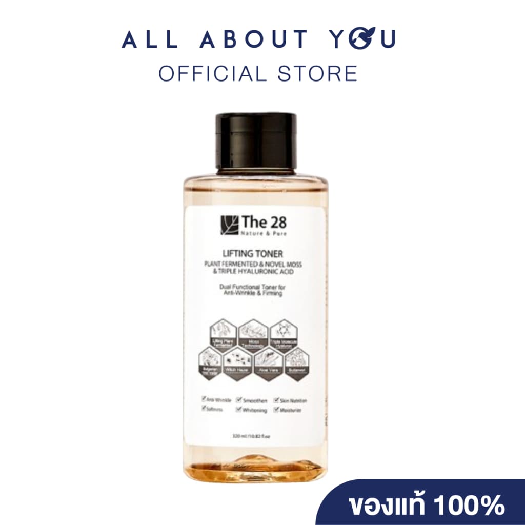 The28 Lifting Toner (Plant Fermented & Novel Moss & Triple Hyaluronic Acid) 320 ml. รูปที่ 2