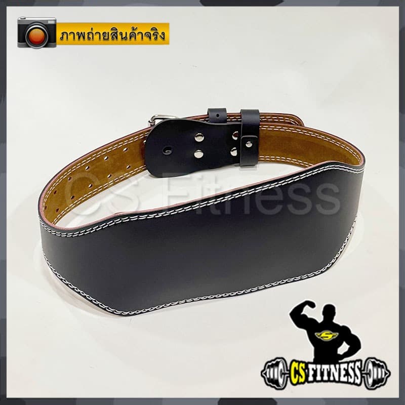 เข็มขัดยกน้ำหนัก หนังกว้าง 15cm – PU Leather Lifting Belt รูปที่ 5