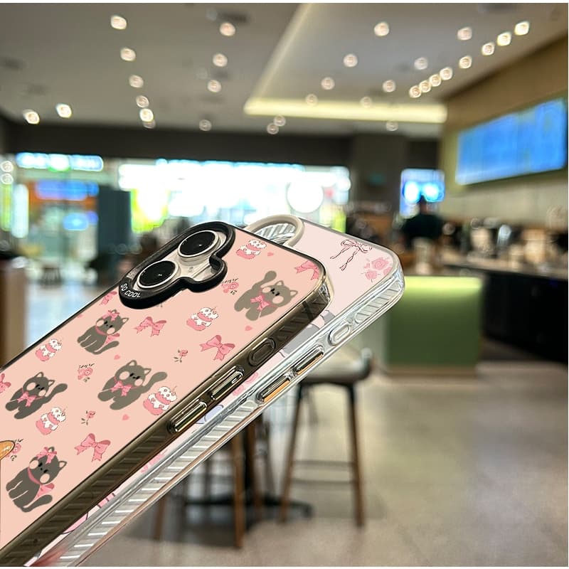 เคสน่ารักการ์ตูนแมวน้อยสีชมพู เคสVIVO Y20 Y20s Y12s Y12A Y15s Y15A Y01 Y21 Y21T T1X Y33S Y33T Y17s Y28 Y16 Y02s Y56 Y27s รูปที่ 9