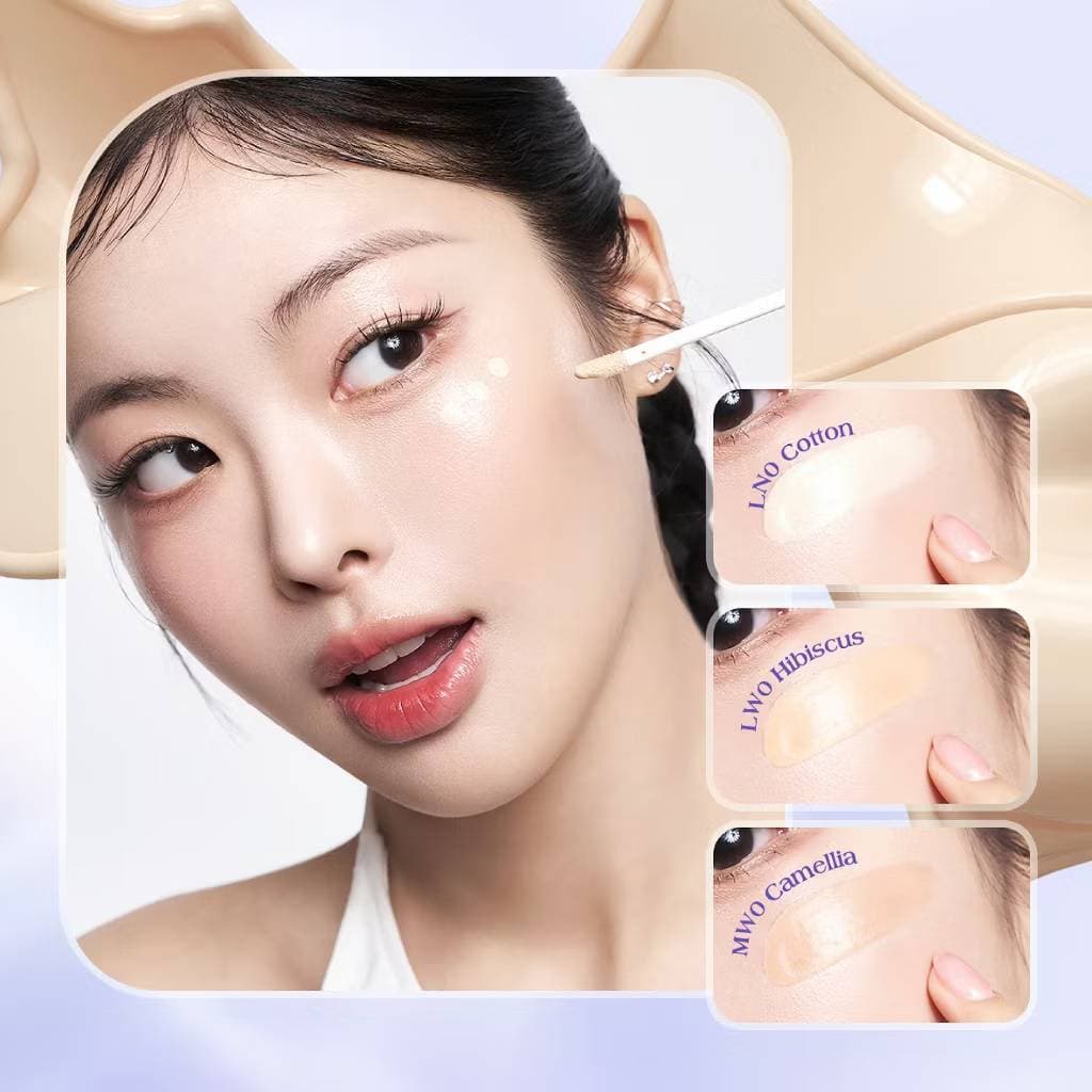 bnb barenbliss Bloomdew Aqua Pearl Concealer คอนซีลเลอร์ ปกปิดเรียบเนียน เกลี่ยง่าย กันน้ำ พร้อมบำรุง รูปที่ 4