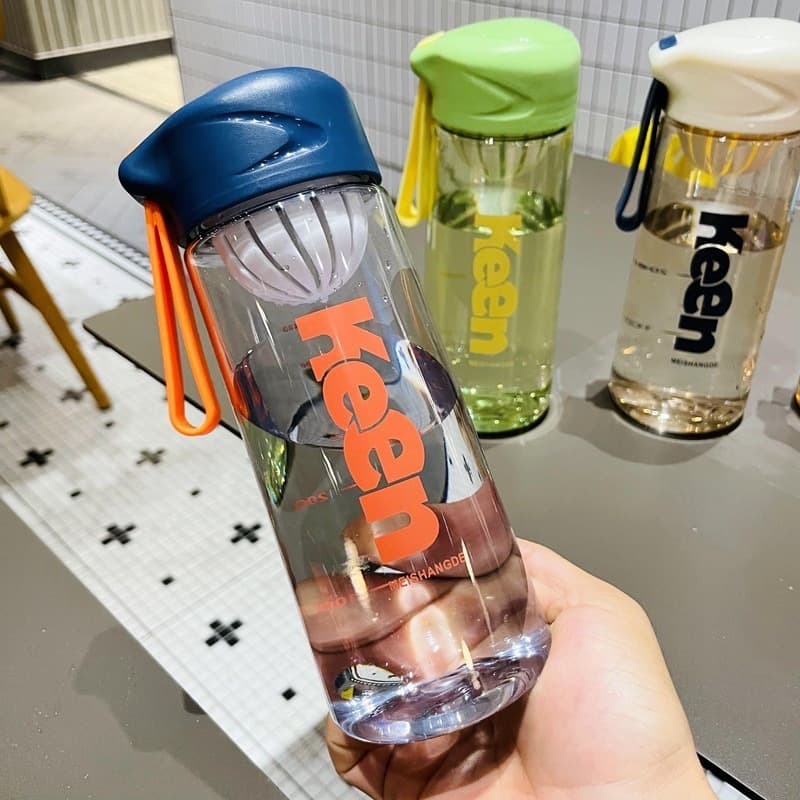 YH ขวดน้ำ กระบอกน้ำพลาสติก ขนาด 550 ML ขวดน้ำ Keen บอกปริมาณ พลาสติกดี ขนาดพกพา A364 รูปที่ 7