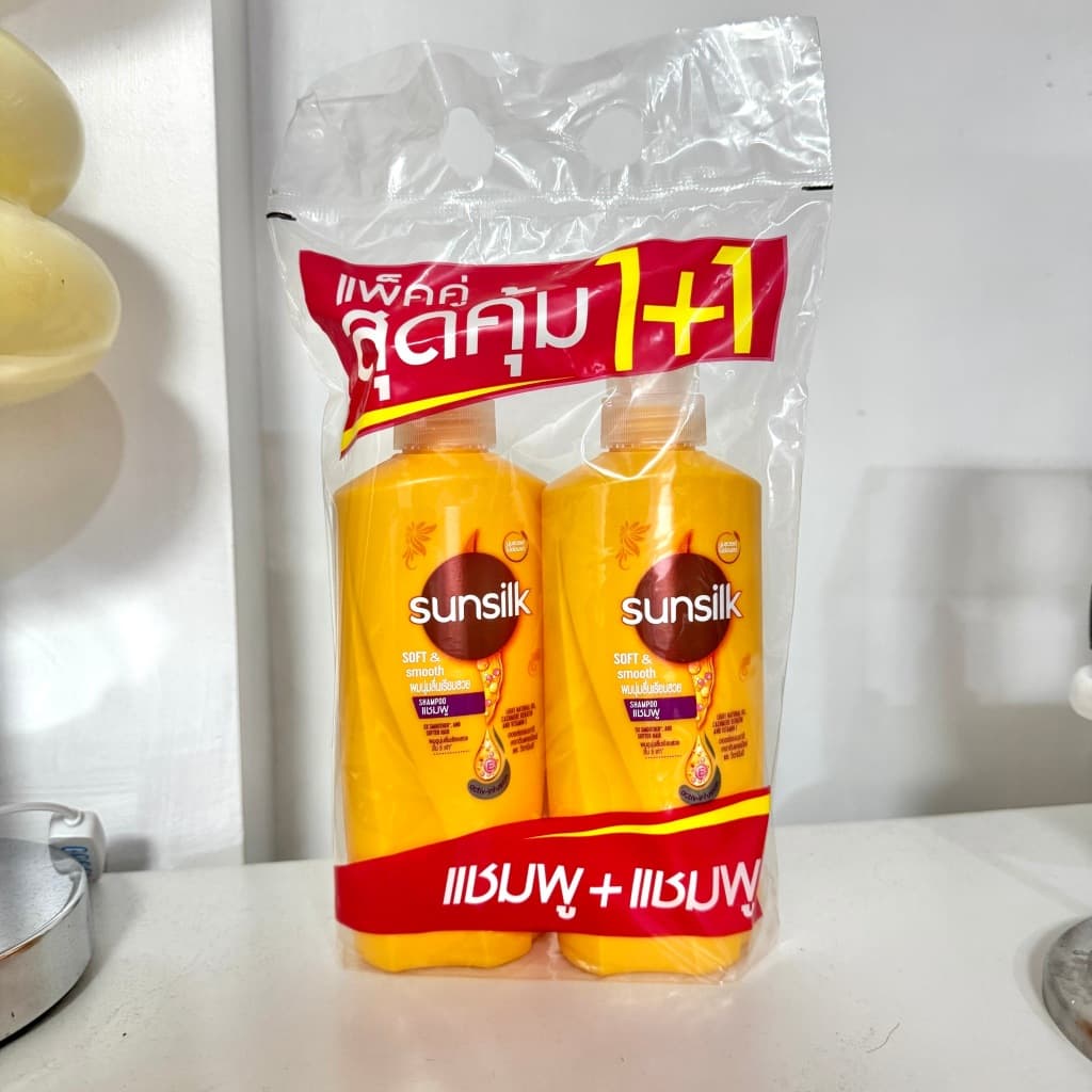 แชมพูซันซิล+ครีมนวดซันซิล แชมพู+แชมพู บำรุงเส้นผม Sunsilk Shampoo 325+325มล. แพ็คคู่ 2 ขวด รูปที่ 8