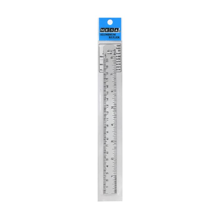 MESA ไม้บรรทัดอลูมิเนียม ไม้บรรทัด ขนาด 15 cm. 20 cm. 30 cm. แบบปีกนก รูปที่ 3
