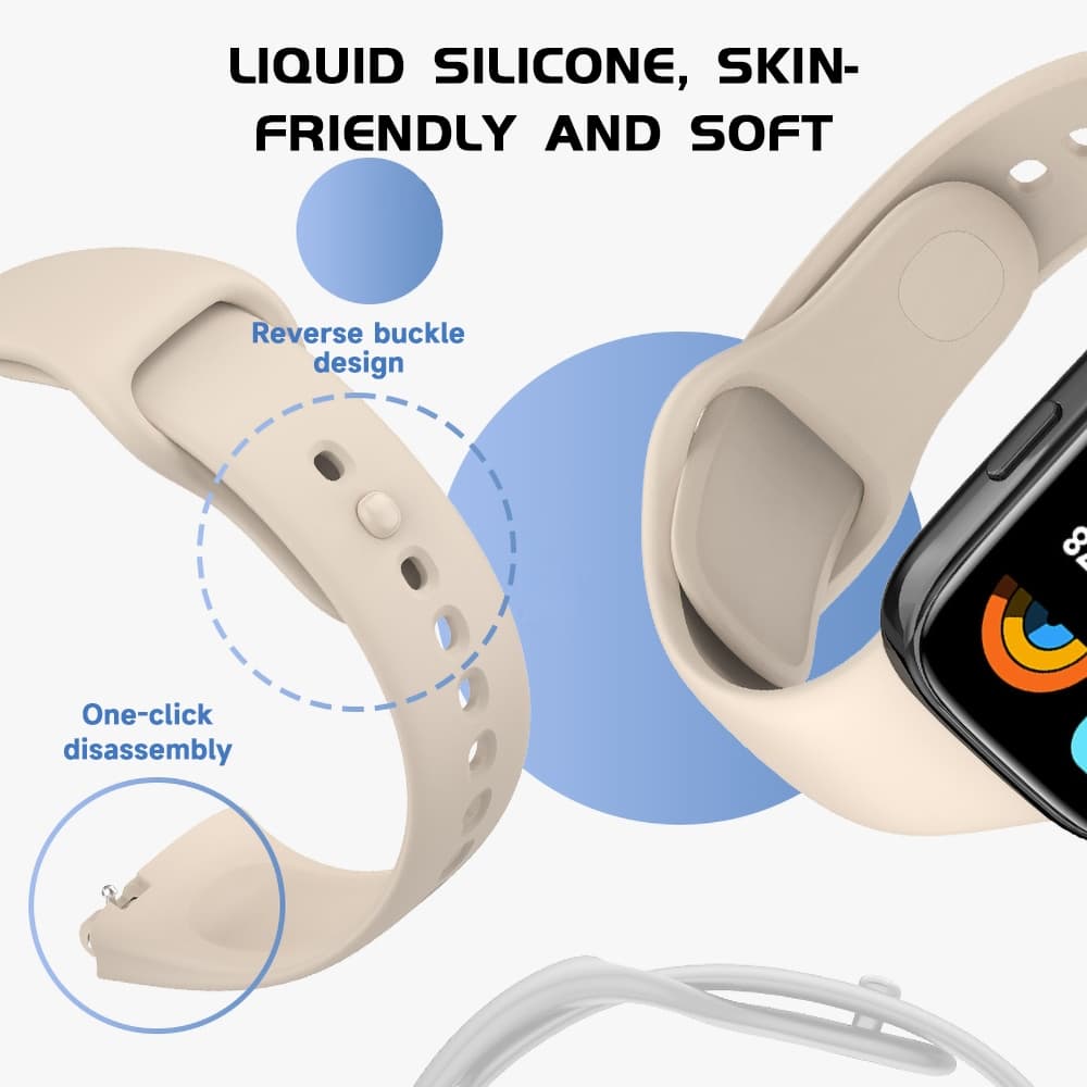 ส่งจากไทยใช้ได้กับสายรัด Redmi Watch5Active สายรัด Redmi watch5 Lite สายรัด Redmi 5 Youth Edition รูปที่ 4
