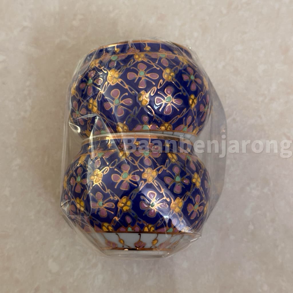 ราคาพิเศษ โถน้ำนกเบญจรงค์ ใหญ่ เบญจรงค์ ถ้วยน้ำนก นกเขา เลี้ยงนก ประกวดนก รูปที่ 3