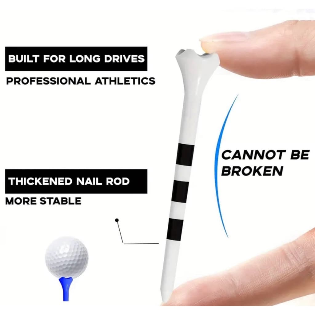 ทีลาย Professional Golf Tee – 10/20/50 ชิ้น | Combo 14/20 ชิ้น | ทีวางลูกกอล์ฟ ยาว 83/70 มม. รูปที่ 6