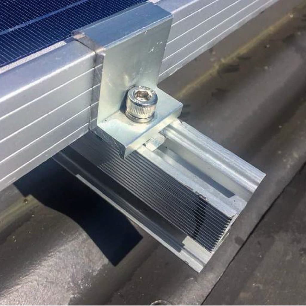 End clamp ตัวยึดขอบ 30-35-40 มม แผงโซล่าเซลล์ เข้ากับรางอะลูมิเนียม รูปที่ 4