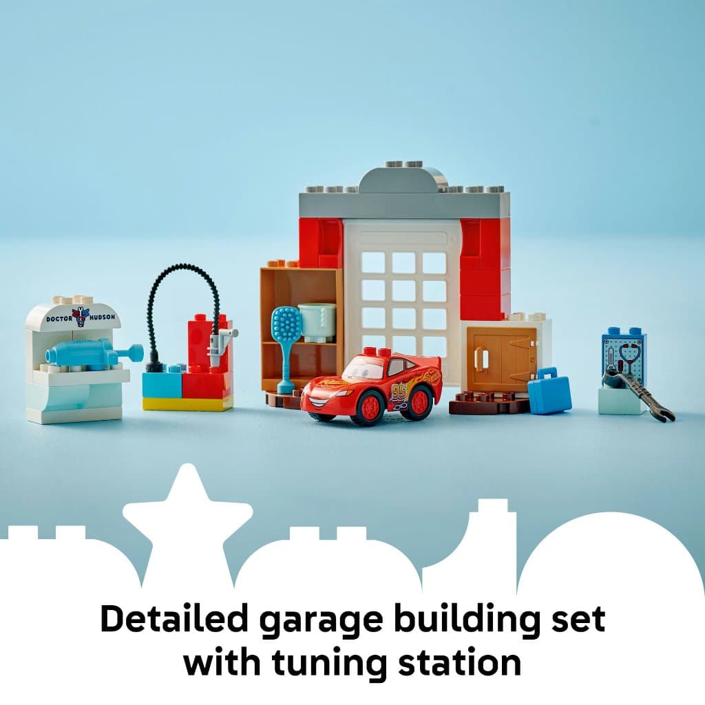 LEGO DUPLO Disney 10456 McQueen's Visit to Doc's Garage , Building Blocks, Kids Toy รูปที่ 5