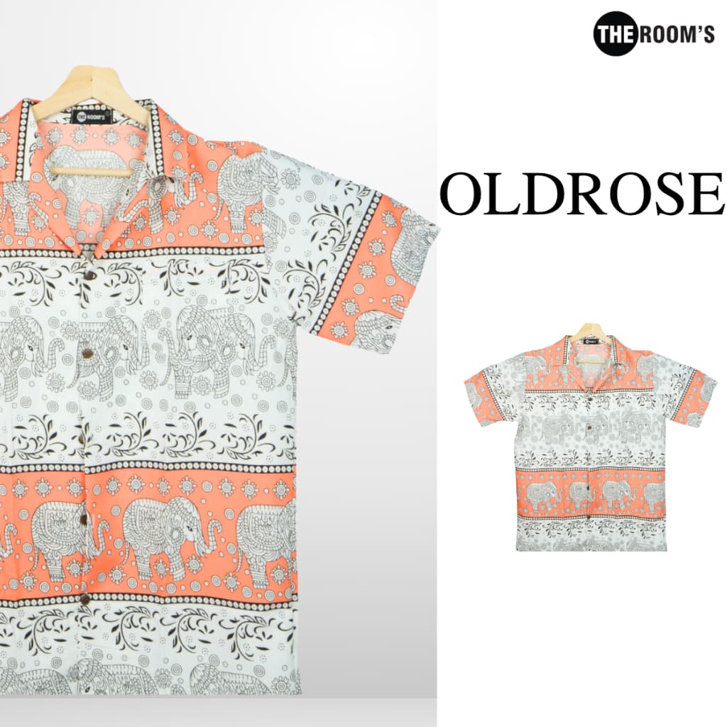 THE ROOM'S - เดอะรูม เสื้อช้าง ผลิตในไทย 100% เสื้อฮาวาย โคตรนุ่ม แขนสั้น ไม่ต้องรีด ลาย ก้านกล้วย รูปที่ 5