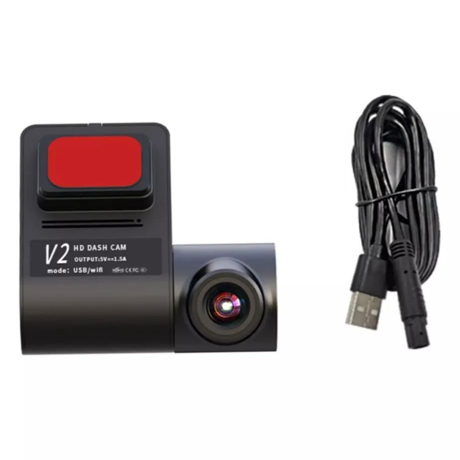 กล้องติดรถยนต์ V2 WiFi Dash CAM 1080p ดูผ่าน App มุมกว้าง 150องศา กล้องันทึกวิดีโอ DVR dashcam รูปที่ 3
