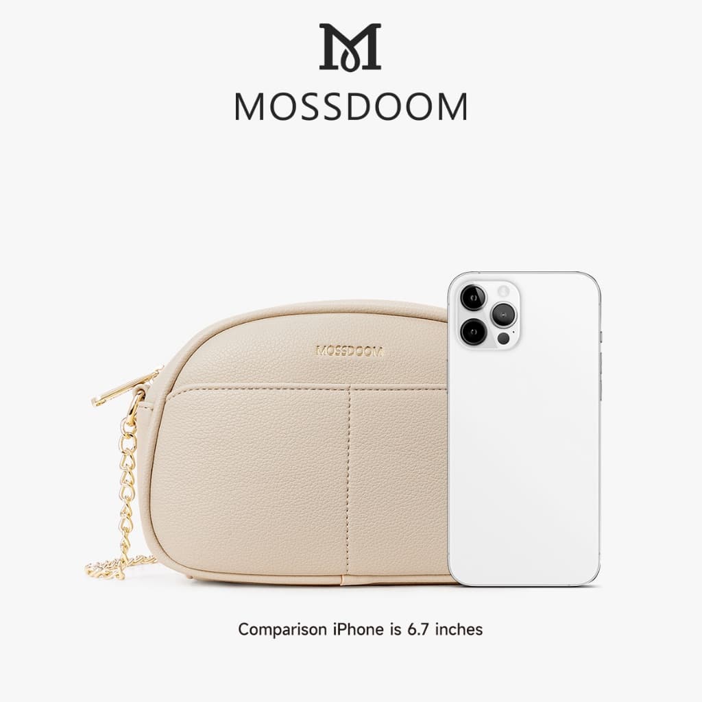 MOSSDOOM Hiraki Bag กระเป๋าสะพายไหล่ขนาดเล็กสําหรับผู้หญิง สีมินิมอล มีห้าสีให้เลือก เข้ากับทุกวัย รูปที่ 6