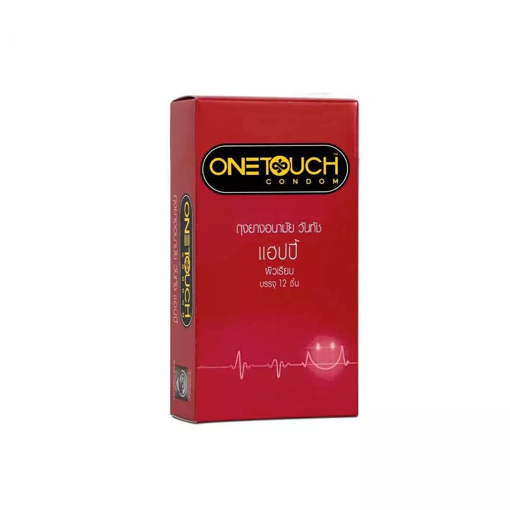 ไม่ระบุสินค้าหน้ากล่อง Onetouch ถุงยางอนามัย ขนาด52mm. รุ่น Happy วันทัช แฮปปี้ ผิวเรียบ รูปที่ 3