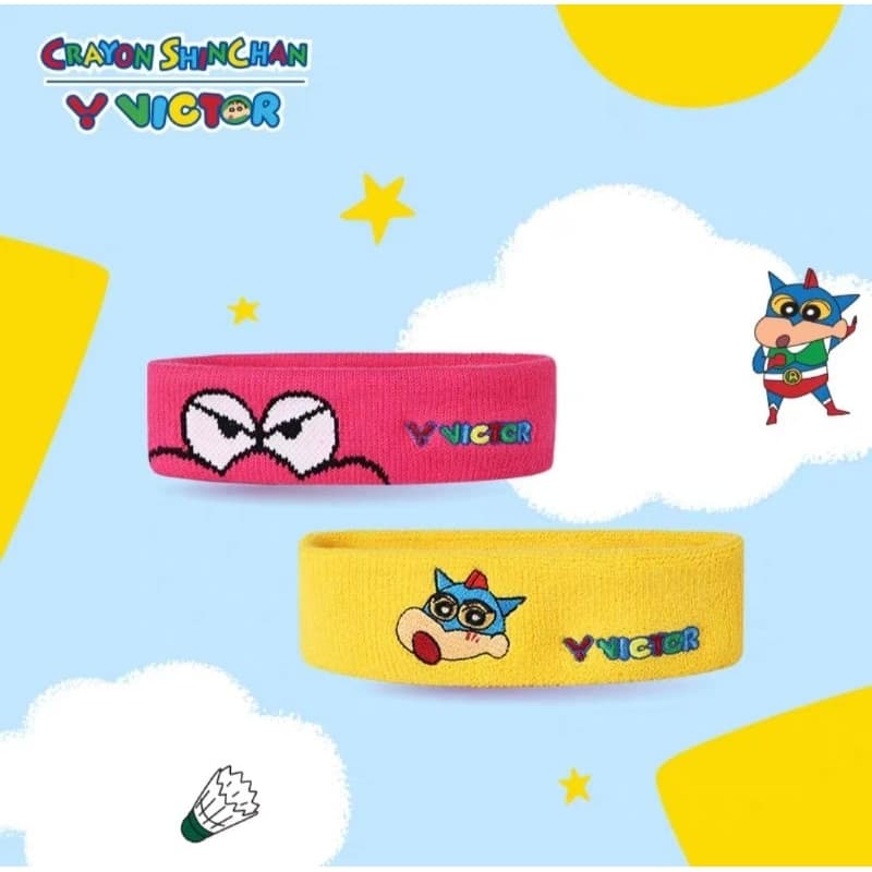 ผ้าคาดศรีษะ VICTOR X SHIN CHAN HEADBAND สินค้ารับประกันของแท้ % รูปที่ 1