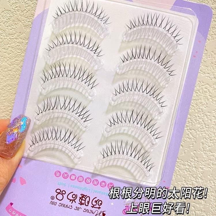 E181 ขนตาปลอม แกนใส 3D ขนมิงค์ แบบบาง ดูเป็นธรรมชาติ 5 คู่ ติดง่าย เหมือนขนตาจริง รูปที่ 8