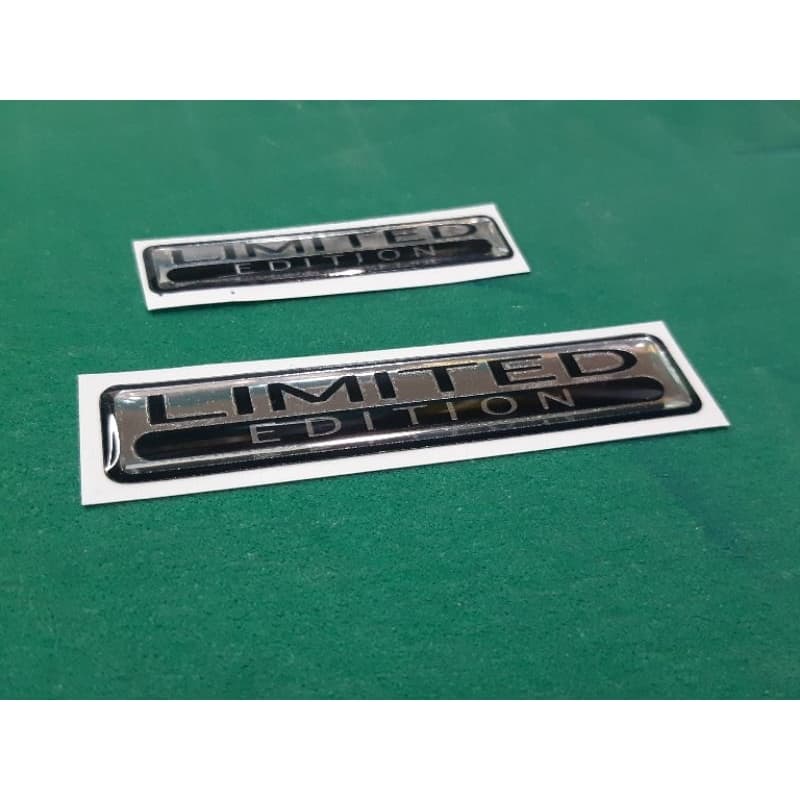 สติ๊กเกอร์แต่งรถ ลิมิเต็ด งานเรซิ่น 3D #LIMITED #EDITION รูปที่ 3