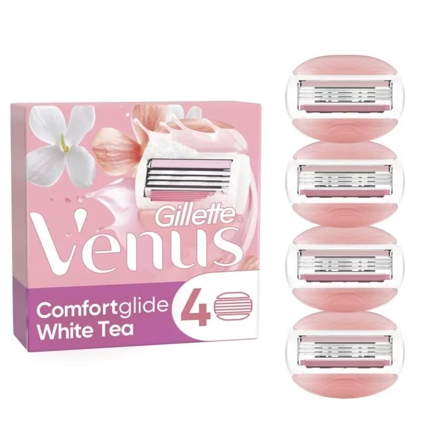 ยิลเลตต์ วีนัส ใบมีดโกน รุ่นคอมฟอร์ทไกลด์ ไวท์ ที GILLETTE VENUS COMFORT GLIDE WHITE TEA รูปที่ 4